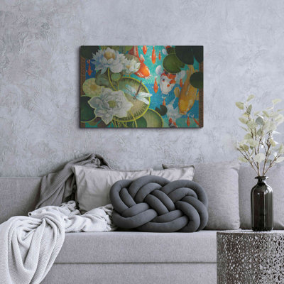 Koi Pond' by David Galchutt, Metal Wall Art