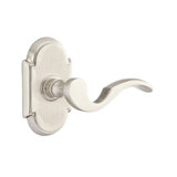 Wave/Drop Privacy (Bed & Bath) Door Lever with Arch Rosette