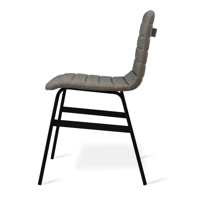 Lecture Upholstered Dining Chair, Pixel Truffle