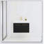 Meuble-lavabo mural 30 po avec lavabo, lavabo à rebords épais en résine