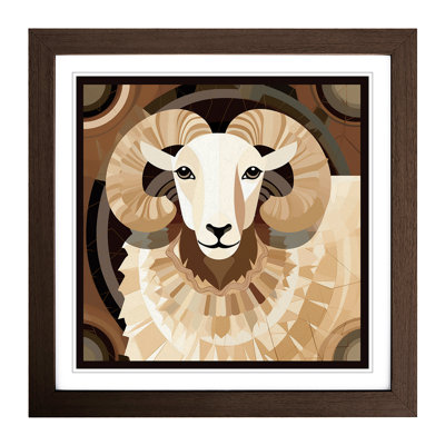Sheep Deco - Framed Print