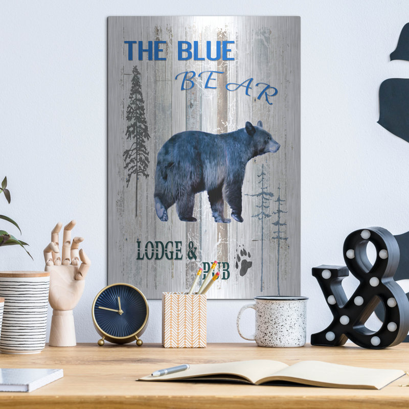 «The Blue Bear» par Lightbox Journal, H 16 po x l 12 po