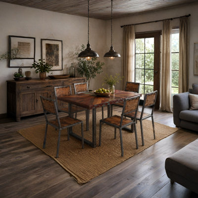 Jovian Dining Chair, Pair of 2, 18x19x40, Metal & Wood