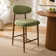 Westhampton Upholstered Counter Stool with Solid Metal Frame