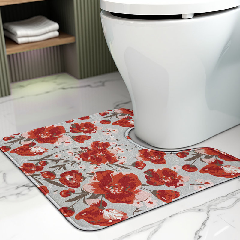 Tapis de salle de bain Floral U