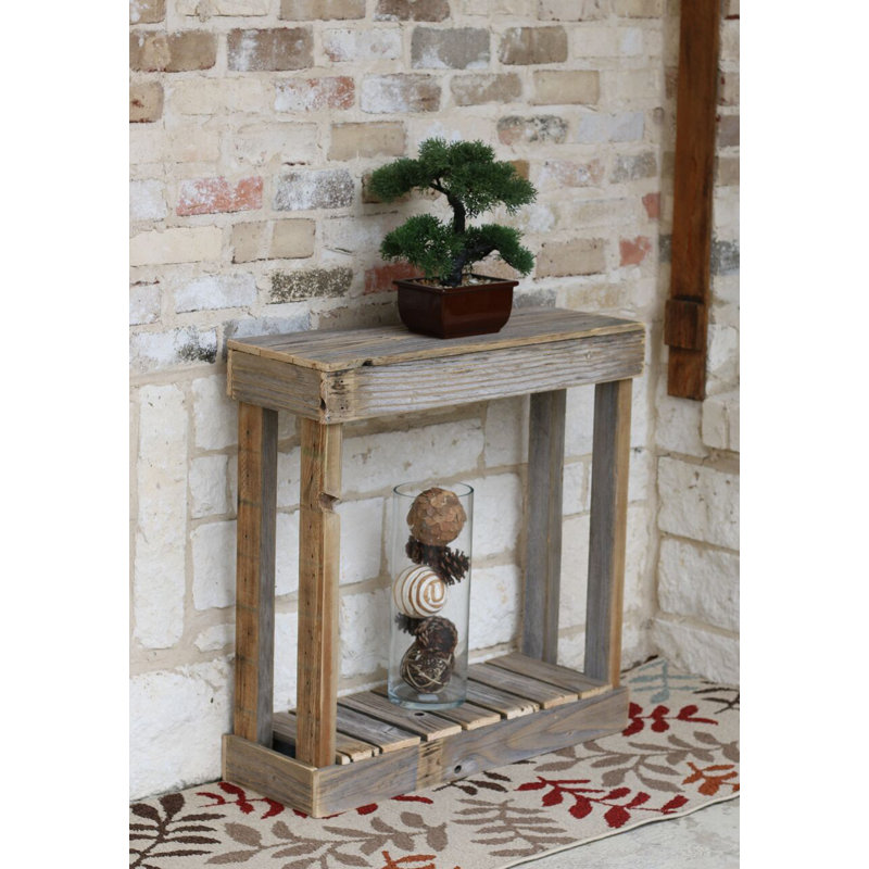 Console en bois massif 30 po Coker, Naturel