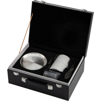 Ice Ball Press Kit, Anodized 7075 Aluminum, w/ Silicone Moulds, Large Mat, Stainless Steel Tong & Two Glasses, Double Size Crystal Clear Rounds for Whiskeys, Cocktails on Parties & Holidays