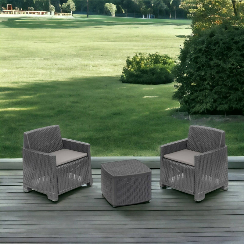 Alexzia Rectangular 2 - Person 66cm L Outdoor