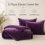 Ensemble de housse de couette en velours 3 pièces Housse de couette de luxe-103079265-106894501