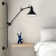 Wrought Iron Plug-in Swing Arm Sconce
