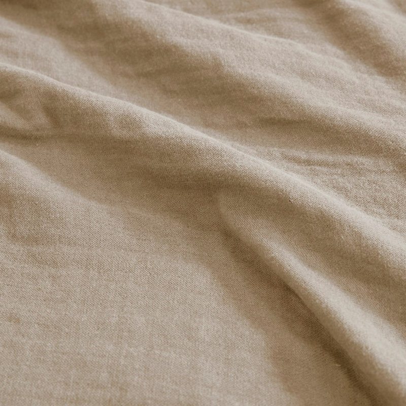 Couverture en coton léger respirant Gracie Mills, Très grand, Tanné