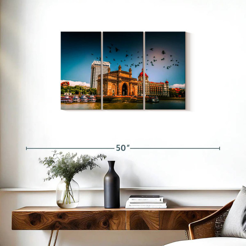 Vignette Tergel Gateway Of India, H 20 po x l 33 po