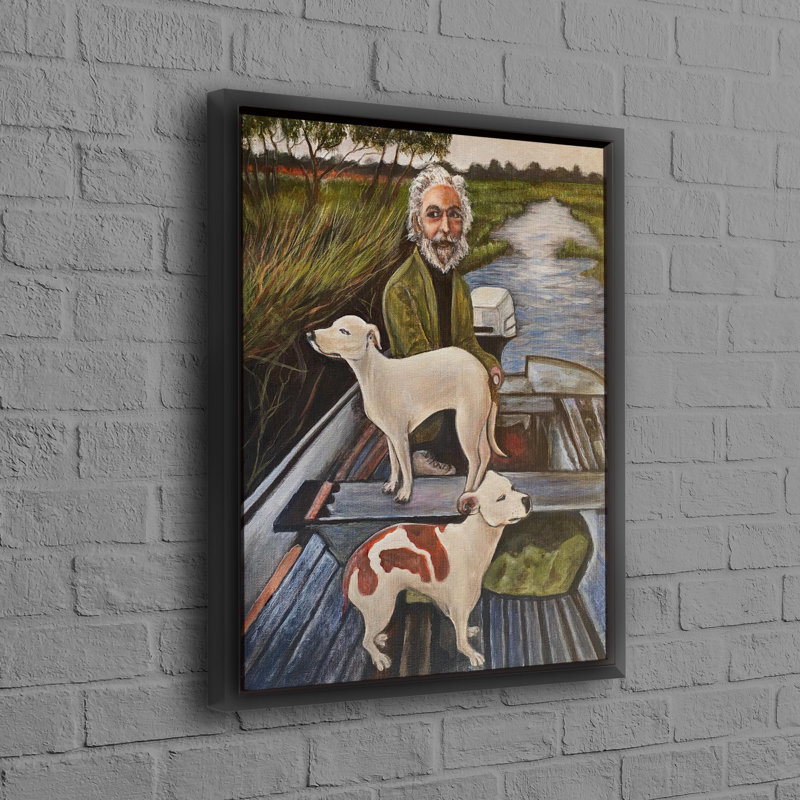 Grande toile 3D mettant en vedette la célèbre scène de chien Goodfellas, idéale pour les cadeaux de Noël et les décorations murales