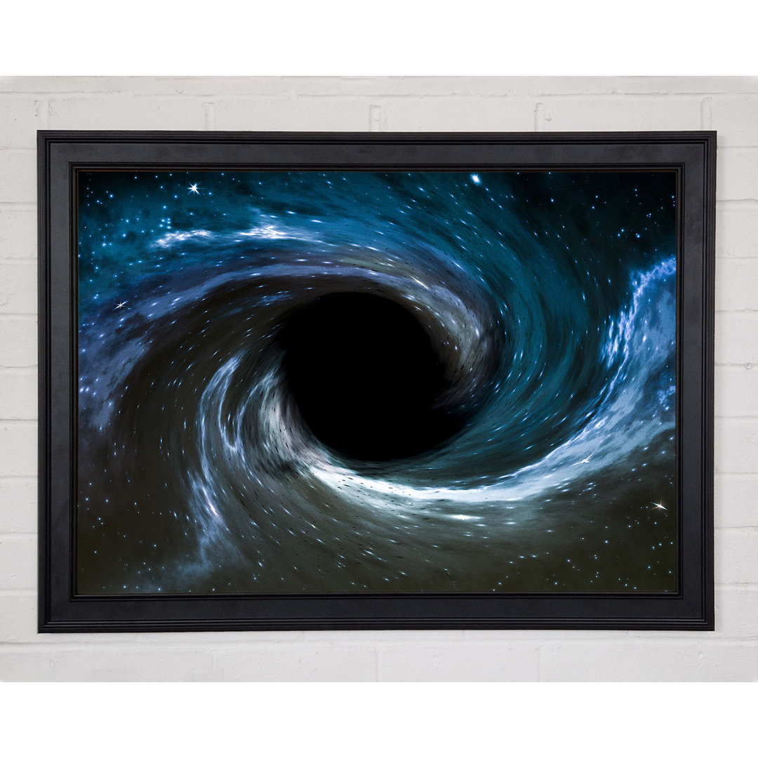 Vortex In Space Black Hole Gerahmter Druck