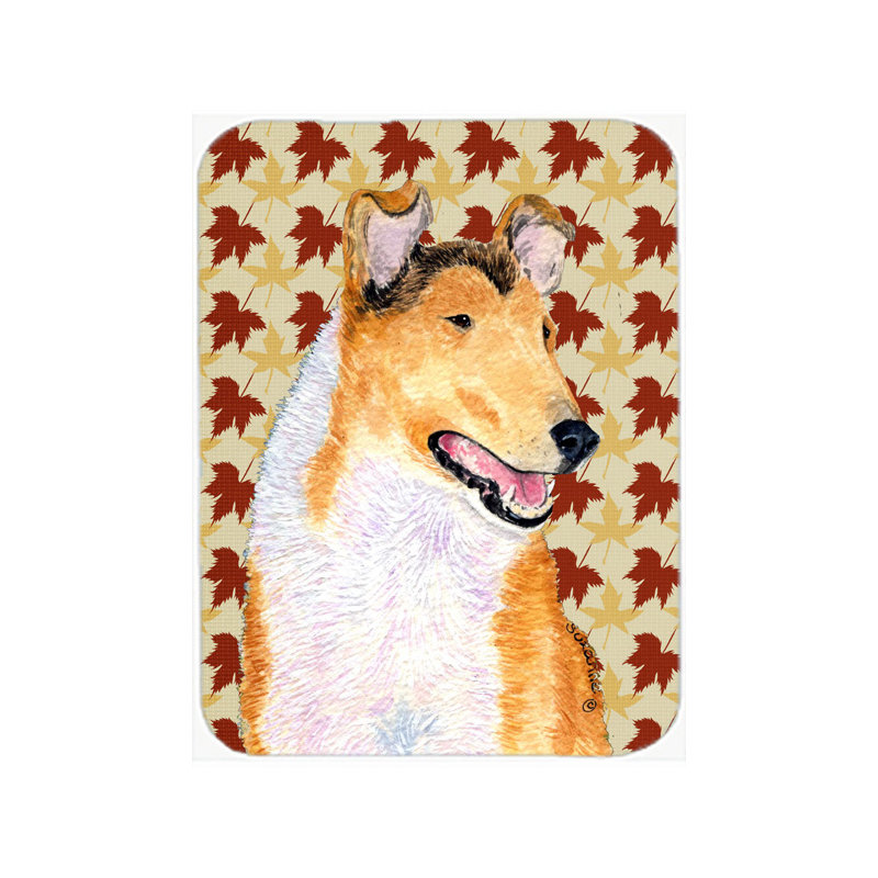Planche à découper en verre portrait collie east urban home