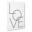 Love V2 - Wrapped Canvas Print-61882207