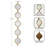 Narrow Teardrop Panel Mirror