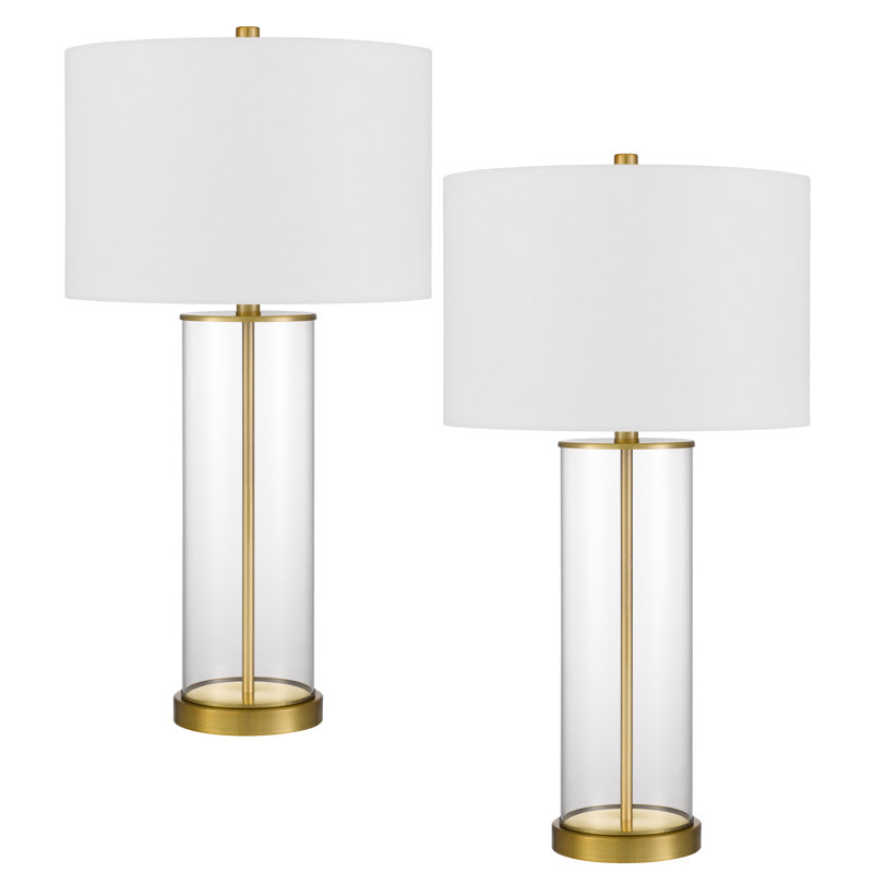 Lampe de table en verre Dajaha