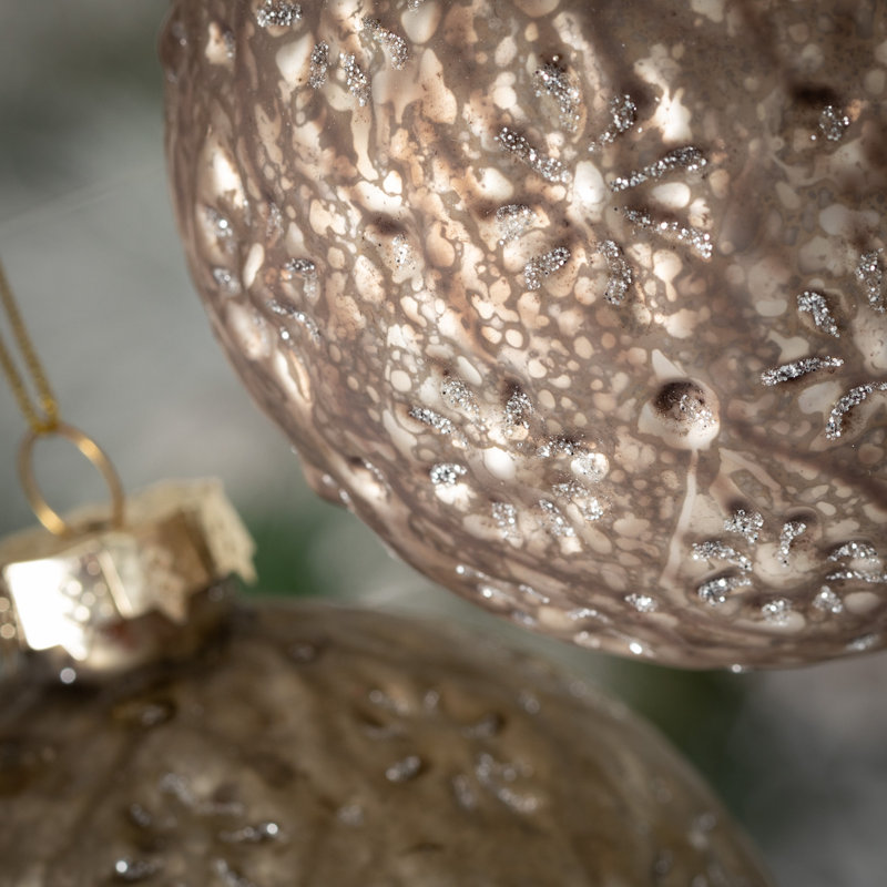 Ensemble d'ornement boule 2 pièces Maison De Noel