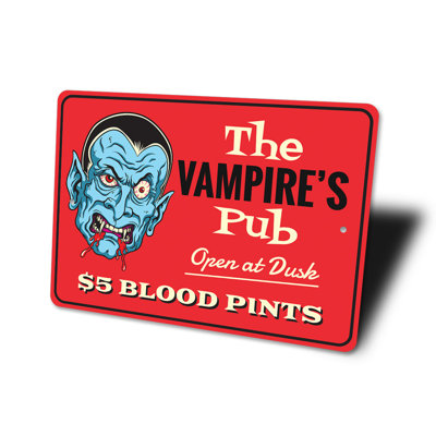 Plaque en aluminium The Vampire