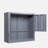 Metal wall-mounted garage storage cabinet