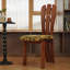 Ensemble de 2 chaises d'appoint 22,44 po à dossier brun uni