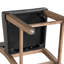 Chaise de comptoir rembourrée Aubrey-371727981-371727980