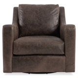 Ventura Leather Swivel Club Chair