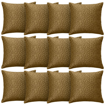 Aspire Homeware Geometric Square Velvet Cushion Covers
