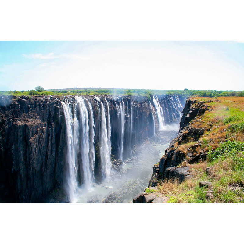 Victoria Falls by Ella_Ageeva - Wrapped Canvas Print, 61cm H x 91cm W