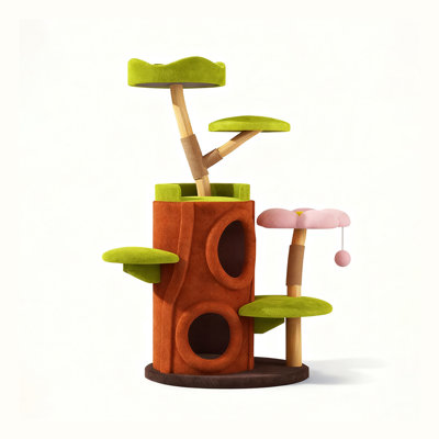Creative Solid Wood Cat Tree