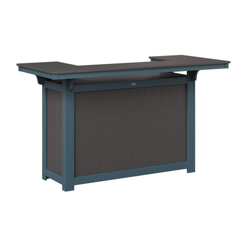 Berlin Gardens Outdoor Island, Smoke Gray, Slate