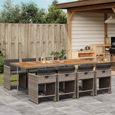 Patio Dining Set with Cushions included