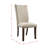 Dex 7PC Dining Set-Table & 6 Upholstered Side Chairs