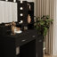 Nouvelle coiffeuse à miroir intelligente avec tiroirs, armoire de rangement et éclairage réglable pour la chambre à coucher et le vestiaire