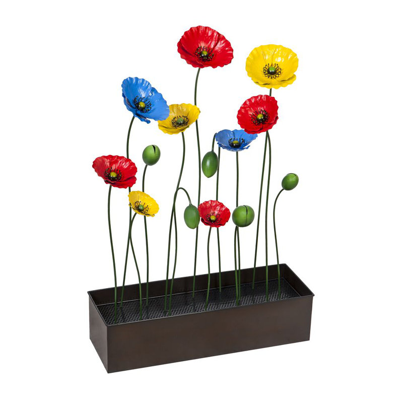 Jardin dépilé en métal