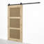 Amariae Oak with Rattan Barn Door-1694766297