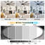 Ventilateur de plafond industriel 72 pouces à 8 pales de 72 po avec lumière et télécommande, grand ventilateur de plafond moderne réversible à moteur à courant continu de 6 vitesses