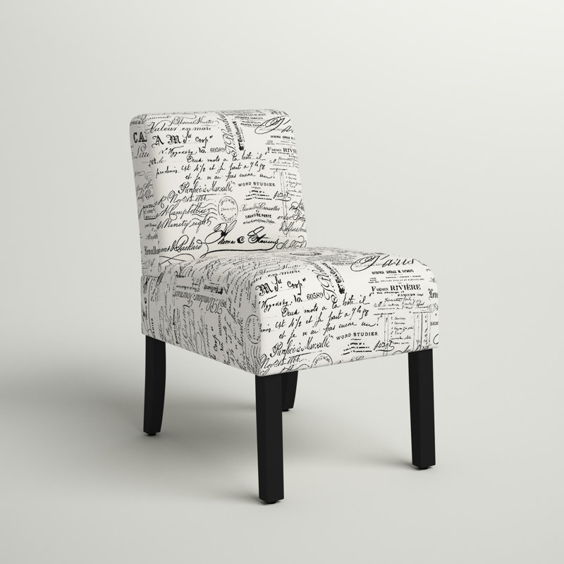 Chaise d'appoint rembourrée moderne Akori