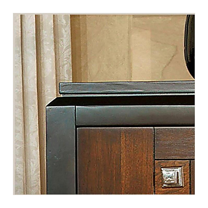 Table de chevet 1 pièce noyer acacia