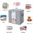 Storage Bag Large Blanket Clothes Organization And Storage Containers For Comforters,Bedding, Foldable Organizer With Reinforced Handle, Clear Window, Sturdy Zippers