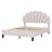 Neppur Platform Bed With Flower Pattern Headboard-1454224478-1454224475