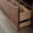 Simple solid wood black walnut TV cabinet
