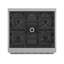 Cuisinière à gaz 30 pouces en acier inoxydable Massimo, 5 brûleurs, 68 000 BTU, 4,32 pi³ pi., friteuse à air, plaque chauffante
