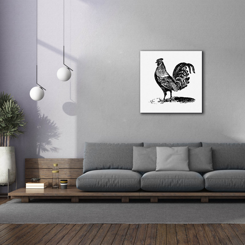 'Rooster Ready' by Art Licensing Studio Canvas Wall Art