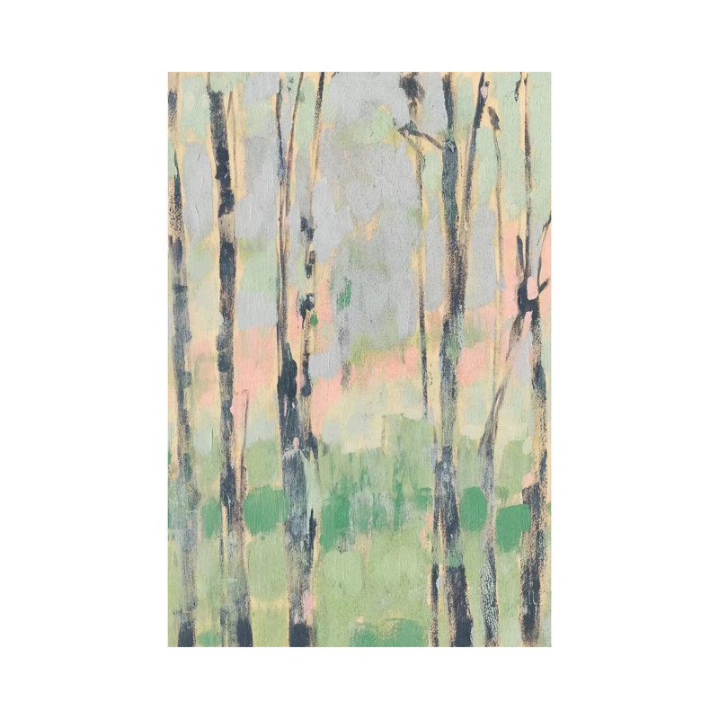 Pastels in the Trees II 1 Piece Wrapped Canvas Painting, 20.32 cm H x 30.48 cm W