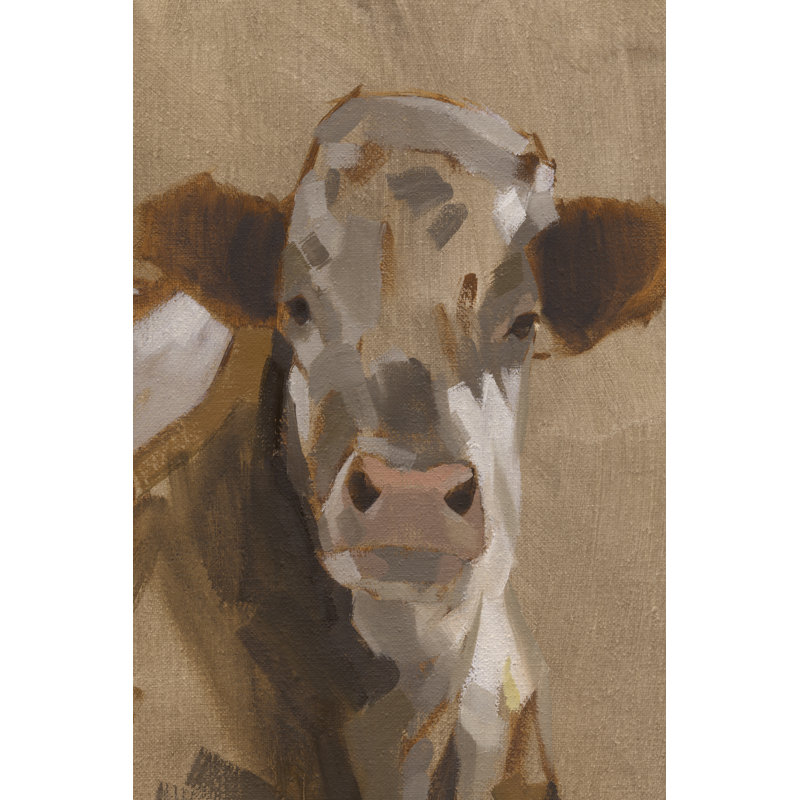 East End Cattle II - Print, 91 cm H x 61 cm W, Wrapped Canvas