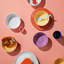 Rhombe Color Handmade Porcelain Dessert Bowl-563401954
