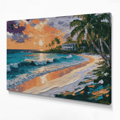 Art mural sur toile Beige, villes, Bahamas