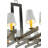Clifden 20 - Light Dimmable Geometric Chandelier